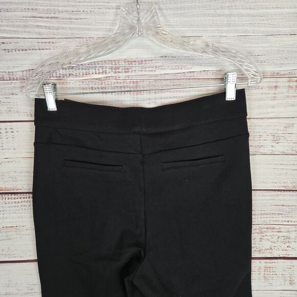 NYDJ Sculpt-Her Black Wide Leg Pants S Stretch Pull on Neutral Minimalist Basic - Picture 6 of 14